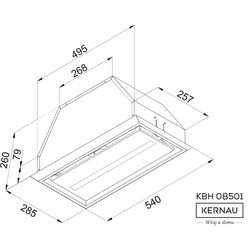 Вытяжка Kernau KBH 08501 B