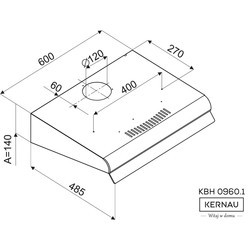 Вытяжка Kernau KBH 0960.1 X