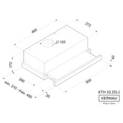Вытяжка Kernau KTH 10.151.1 W