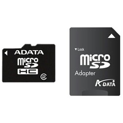 Карты памяти A-Data microSDHC Class 2 8Gb