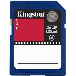Карта памяти Kingston SDHC Video Class 4 4Gb