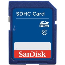 Карта памяти SanDisk SDHC Class 4 4Gb