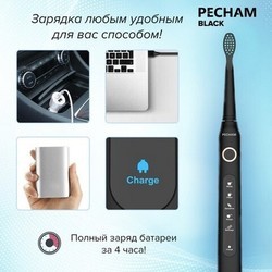 Электрическая зубная щетка PECHAM Black Travel
