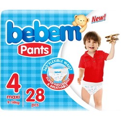 Подгузники Bebem Pants 4 / 28 pcs