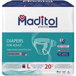 Подгузники Maditol Diapers L / 20 pcs