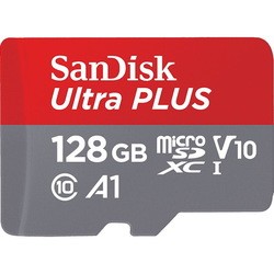 Карта памяти SanDisk Ultra Plus microSDXC UHS-I 128Gb