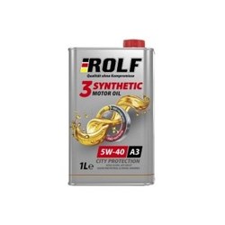 Моторное масло Rolf 3-Synthetic 5W-40 1L