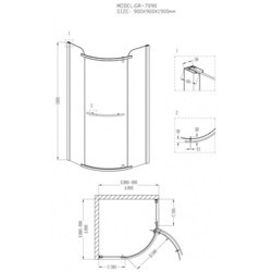 Душевая кабина Grossman Classic GR-7090