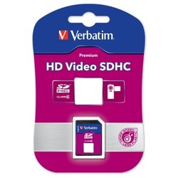 Карты памяти Verbatim HD Video SDHC 8Gb