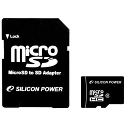Карты памяти Silicon Power microSDHC Class 2 16Gb