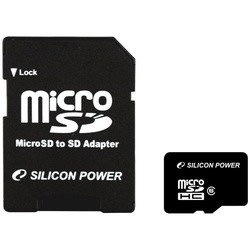 Карта памяти Silicon Power microSDHC Class 6