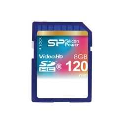 Карты памяти Silicon Power SDHC Video HD Class 6 8Gb
