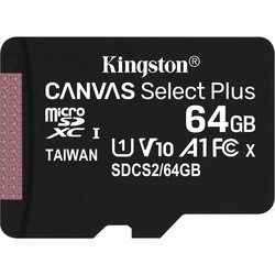 Карта памяти Kingston microSDXC Canvas Select Plus 64Gb