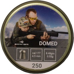Пули и патроны BORNER Domed 4.5 mm 0.55 g 250 pcs