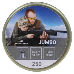 Пули и патроны BORNER Jumbo 4.5 mm 0.65 g 250 pcs