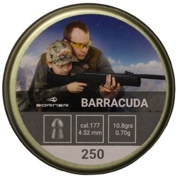 Пули и патроны BORNER Barracuda 4.5 mm 0.7 g 250 pcs
