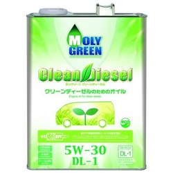 Моторное масло MolyGreen Clean Diesel 5W-30 DL-1 4L