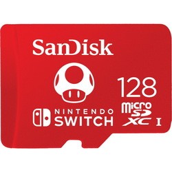 Карта памяти SanDisk microSDXC Memory Card For Nintendo Switch 128Gb