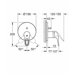 Смеситель Grohe Eurostyle 24049 (белый)