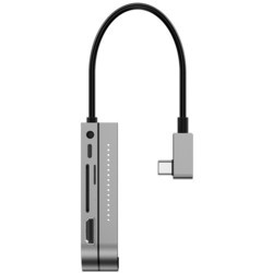 Картридер/USB-хаб BASEUS Bend Angle No. 7 Multifunctional Type-C