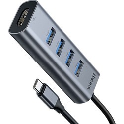 Картридер/USB-хаб BASEUS Type-C to 4xUSB3.0+HDMI