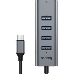 Картридер/USB-хаб BASEUS Type-C to 4xUSB3.0+HDMI