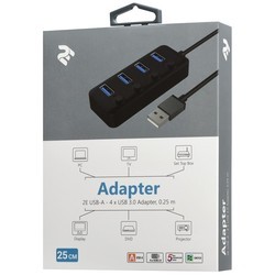 Картридер/USB-хаб 2E 2E 2E-W1405