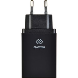 Зарядное устройство Digma DGWC-2U-QC3.0-BK