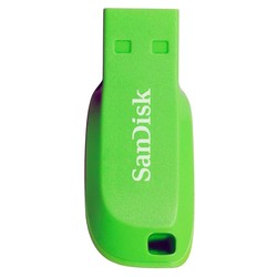 USB Flash (флешка) SanDisk Cruzer Blade 32Gb (зеленый)