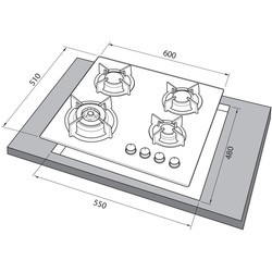 Варочная поверхность Freggia HC 640 VGTB