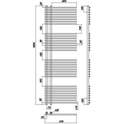 Полотенцесушитель Ravak Style 516x1600