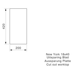 Кухонная мойка Reginox New York 18x40