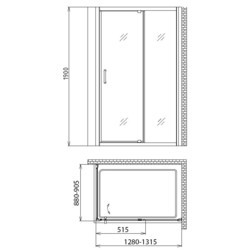 Душевая кабина Gemy Sunny Bay S28191D-A90