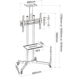 Подставка/крепление Charmount CT-FTVS-T13