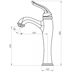 Смеситель BelBagno Tiffani TIF-LMC-CRM