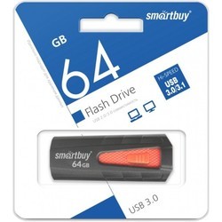 USB Flash (флешка) SmartBuy Iron USB 3.0 64Gb (белый)