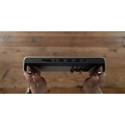 Картридер/USB-хаб Satechi Type-C Aluminum Monitor Stand HUB For iMac