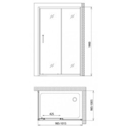 Душевая кабина Gemy Victoria S30191H-A85