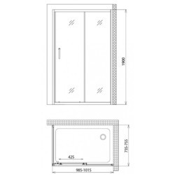 Душевая кабина Gemy Victoria S30191H-A90