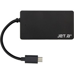 Картридер/USB-хаб JetA JA-UH38