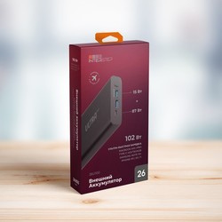 Powerbank аккумулятор InterStep 26U100