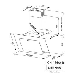 Вытяжка Kernau KCH 4990 B