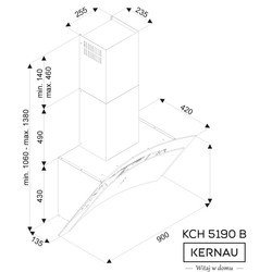 Вытяжка Kernau KCH 5190 W