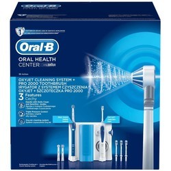 Электрическая зубная щетка Braun Oral-B ProfessionalCare OxyJet Center Pro 2000