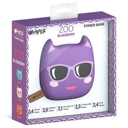Powerbank аккумулятор Hiper Zoo 8000 (синий)