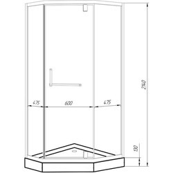 Душевая кабина Q-tap Safe QTSAFSC90901AT6