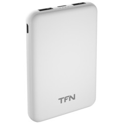 Powerbank аккумулятор TFN Slim Duo 5000 (белый)