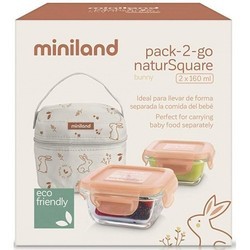 Термосумка Miniland Pack-2-Go Natursquare