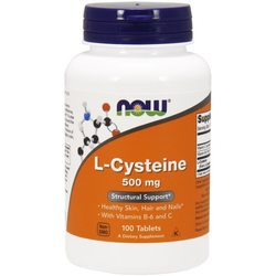 Аминокислоты Now L-Cysteine 500 mg 100 tab