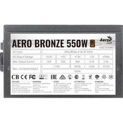 Блок питания Aerocool Aero Bronze 550W